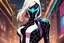 Placeholder: Spidergwen with RGB cyber mask in 8k solo leveling shadow artstyle, Crystal and Symbiote them, neon effect , magic circle, close picture, full body, apocalypse, intricate details, highly detailed, high details, detailed portrait, masterpiece,ultra detailed, ultra quality