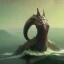 Placeholder: franz frazetta style,sea serpent