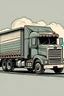 Placeholder: make a image which contains a truck carrying cargo