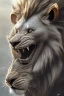 Placeholder: Hybrid of rat and lion, rat tail, lion mane, rat paws, chimera, monstrosity, photorealistic, unreal engine, ferocious