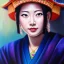 Placeholder: Ultra detailed fullbody Portrait in oil on canvas of Sankuro Yorozu(Samurai Shodown),intense stare,extremely detailed digital painting, extremely detailed face,crystal clear Big eyes,with full head inside portrait, mystical colors ,perfectly centered image, perfect composition, rim light, beautiful lighting,masterpiece,8k, stunning scene, raytracing, anatomically correct, in the style of robert e howard and Ken Kelley and Ohrai Noriyoshi and Simon Bisley and tomzj1