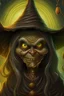 Placeholder: Goosebumps art of Halloween witch by Tim Jacobus