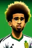 Placeholder: Douglas Louise Brazilian football player cartoon 2d