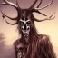 Placeholder: A wendigo like a 80,s dark fantasy movie