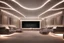 Placeholder: a dedicated home cinema room with LED ambient lighting in the walls make sure the room is completely symmetrical