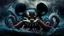 Placeholder: kraken octopus mickey mouse hybrid, photorealism, horror, evil, hungry, high resolution,