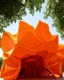 Placeholder: architectural orange pavilion expressing sexuality