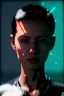 Placeholder: Ultra Realistic image, 25 years old brunette woman, Madrid, portrait, small stature, small chest, yakuza body tattoo, latex dress, short, rain, fog, dark, leds, neon, cyberpunk, vibrant color, highly detailed, art stations, concept art, smooth, unreal engine 5, god rays, ray tracing, RTX, lumen lighting, ultra detail, volumetric lighting.