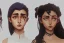 Placeholder: a turkish girl, kurdish girl, persian boy and black boy