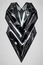 Placeholder: black heart diamond shattered