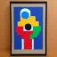 Placeholder: Full body portrait, painting, medium shot lady style of pacman