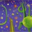 Placeholder: cosmic plankton by henri rousseau