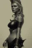 Placeholder: Brigitte Bardot as evil queen in black leather, leather, busty, cleavage, angry, stern look. character design by cory loftis, fenghua zhong, ryohei hase, ismail inceoglu and ruan jia. unreal engine 5, artistic lighting, highly detailed, photorealistic, fantasy.