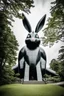 Placeholder: Giant rabbit kaiju. Photograph.
