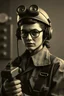 Placeholder: 1950 operator system realistic character