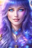 Placeholder: cosmic woman angels smile, admiral from the future, one fine whole face, crystalline skin, expressive blue eyes,rainbow, smiling lips, very nice smile, costume pleiadian, Beautiful tall woman pleiadian Galactic commander, ship, perfect datailed golden galactic suit, high rank, long blond hair, hand whit five perfect detailed finger, amazing big blue eyes, smilling mouth, high drfinition lips, cosmic happiness, bright colors, blue, pink, gold, jewels, realist, high commander,ufo rainbows