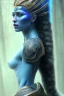 Placeholder: portriate of beautiful blue na'vi warrior,volumetric lighting, particals, intricate detail,realistc, close up,portrait photography of an ethereal beautiful Ancient Nymphe,seductive and sexy looking , elegant, 8k, Fire theme art, Dark moody night atmosphere, 8K,anatomically perfect face, ignore NSFW, magic forest,