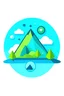 Placeholder: make a logo for an app that encourages users to be more climate friendly by rewarding them with points and virtual goods whenever they complete a taks related to reducing carbon footprint.
