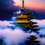 Placeholder: Koyasan, Japan,aerial view,cloudy,extremely detailed digital painting, high resolution,8k, realistic, beautiful, volumetric lighting, mystical colors ,perfectly centered image, perfect composition, rim light, beautiful lighting,masterpiece, stunning scene, raytracing, anatomically correct, in the style Van Gogh and robert e howard and Ken Kelley and Ohrai Noriyoshi and Simon Bisley and tomzj1.