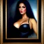 Placeholder: portrait of beautiful busty Clara de Noche painting by Brom , oil on canvas, cinematic composition, extreme detail,fit full head inside picture