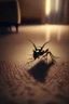 Placeholder: portrait of ant on hotel floor carpet "shining", trending art, 8k, depth of field, volumetric fog