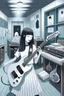 Placeholder: Ghost guitar girl in high school