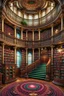 Placeholder: library, in fantasy style, like in a fairytale, sharp focus, studio photo, intricate details, highly detailed