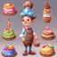 Placeholder: a cartoon character thirty years old confectioner , an ultrafine detailed painting by senior character artist, featured on polycount, sots art, artstation hd, 2d game art, behance hd