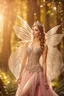 Placeholder: Gorgeous Real Photography Beautiful Super Model European woman dressing Beautiful Lady Fairy with straddle wings,diamonds jewelry,wonderland background,close-up portrait