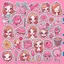 Placeholder: girly stickers template