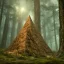 Placeholder: An Egyptian pyramid made of a tree buried in the middle of a thick forest, artistic painting, detailed painting elements with full HD quality, lasting effect, 4K, 8K, 16K