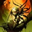 Placeholder: spider. Fiona Staples