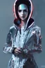 Placeholder: detailed portrait European Pretty Luxury Girl cyberpunk futuristic neotokyo bright Reflective jacket coat, Futuristic sci-fi fashion, royal attire by ismail inceoglu dragan bibin hans thoma greg rutkowski Alexandros Pyromallis Nekro Rene Margitte illustrated Perfect face, fine details, realistic shaded, fine-face, pretty face