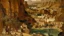 Placeholder: A tannish brown musical city near a canyon designed in Moroccan rug art painted by Édouard Manet