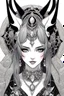 Placeholder: Beautiful woman, anime drawing style, demon ears, succubus, intricate details, highly detailed, high details, detailed portrait, ultra detailed, ultra quality, zoom out, full body