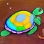 Placeholder: turtle and rainbow