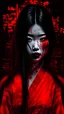 Placeholder: Japanese girl at smith dark with red