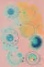 Placeholder: Abstract watercolor circles with Sketchy pencil outlines
