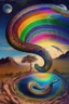 Placeholder: Dreaming Dreamtime Everywhen world-dawn ancestral past ancestral present unfixed in time abiding events serpent rainbow flat earth