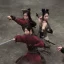 Placeholder: 2 samurai girls with sword fight in rain, xtreme detailed, photorealistic, 4k