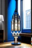 Placeholder: gaming table lamp inspired by palace, modern design,