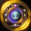 Placeholder: 3d cosmos, galaxy Milky Way, jewel, precious stones, shiny, beautiful rich and destroyed planet, detailed yin and yang symbol, shiny, intricate, gorgeous, ultrafine detail, hyperrealism, trending on artstation, sharp focus, intricate details, highly detailed, by greg rutkowski, glowing, glitter, complementary colours