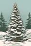 Placeholder: A cartoon-style image of a pine tree, Christmas tree