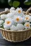 Placeholder: kumpulan bunga melati putih di atas keranjang