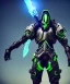 Placeholder: cyber ninja, black metal armor, futuristic suit, imperious, 8k resolution, overwatch, genji, color, vibrant