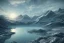 Placeholder: highly detailed glacial lake landscape, sunset, illustration, cinematic lighting, 4k, 8k, octane render, digital concept art, trending on artstation, pinterest, extremely detailed, ambient lighting, single frame