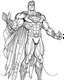 Placeholder: real massive Superman help, coloring page, no leaves, full body (((((white background))))), only use an outline., real style, line art, white color, clean line art, white background, Sketch style