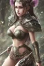 Placeholder: Full body portrait medium shot voluptuous lady elfgoth chunyu Erokawa woodlandgoth skin-tight push up bra armor