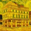 Placeholder: A yellow casino with flashing lights painted by Vincent van Gogh