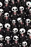 Placeholder: Whipsical babies in suits, faces look like those skeletons in the movie a night before Christmas